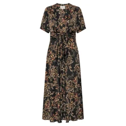 Faye Dress Melange Noir