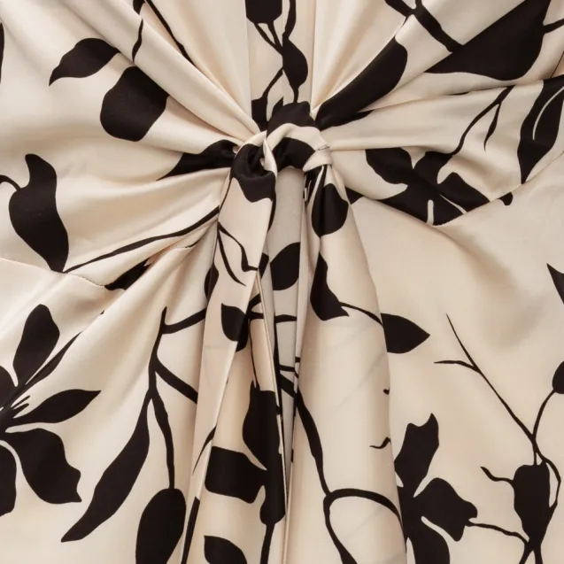 Faye Dress Mono Floral