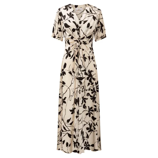 Faye Dress Mono Floral