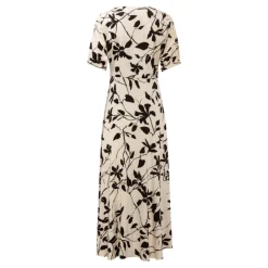 Faye Dress Mono Floral