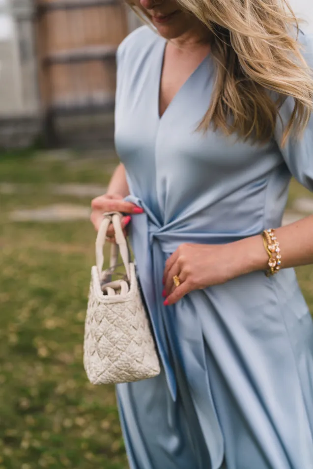 Faye Dress Semi Rich Sky