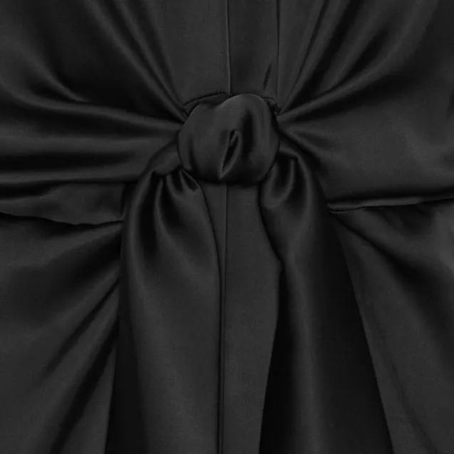 Faye Dress Short Semi Rich Black