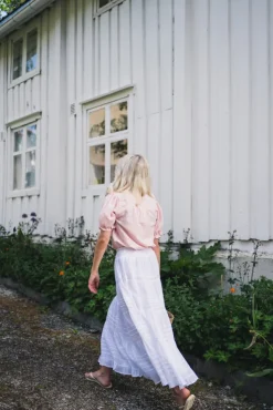 Felicia S Voile Skirt White