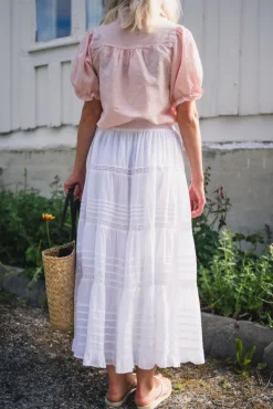 Felicia S Voile Skirt White