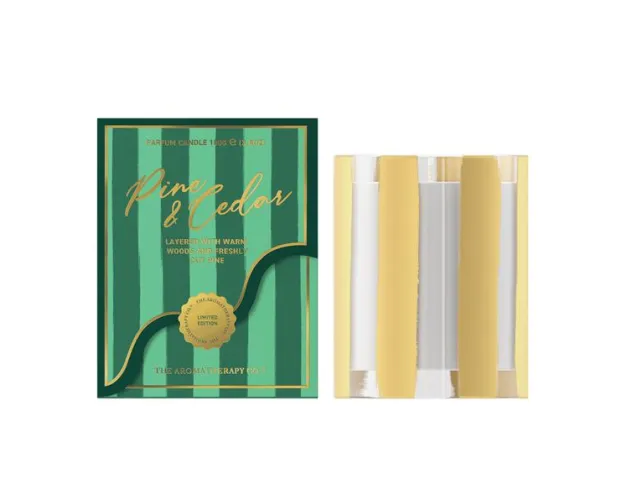 Festive Votive Candle Pine & Cedar