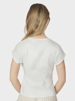 Fidi Poplin Top White