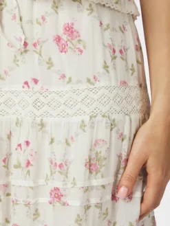 Fippo Spring Flower Skirt Offwhite