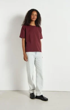 Fizvalley T-Shirt Vintage Burgundy