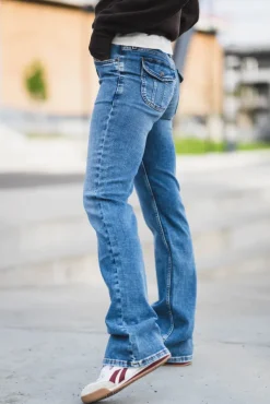 Flap Pocket Jessica Lapis Blue