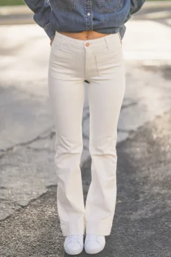 Flare Worn White