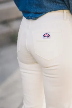 Flare Worn White
