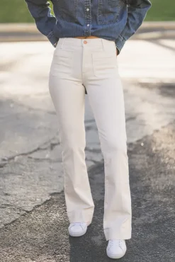 Flare Worn White