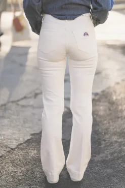 Flare Worn White