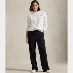 Fleece Crewneck White