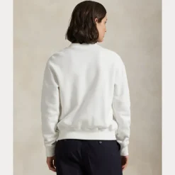 Fleece Crewneck White