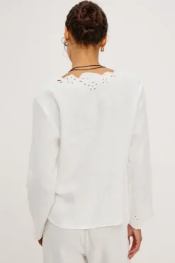 Fleur Top White