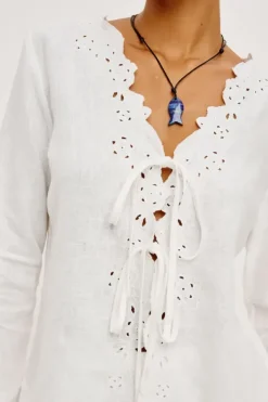 Fleur Top White