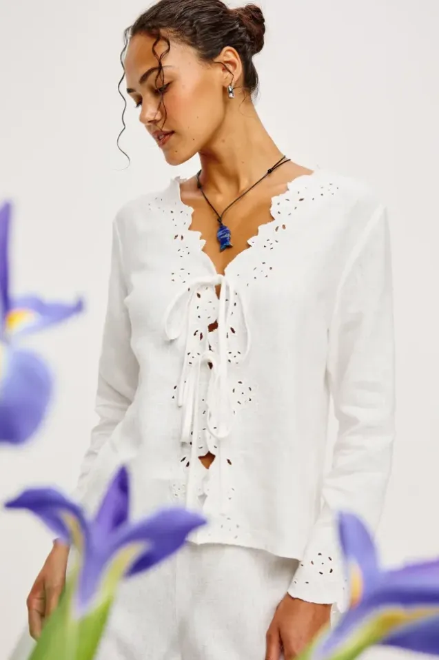 Fleur Top White