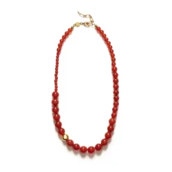 Float Necklace Red Jade