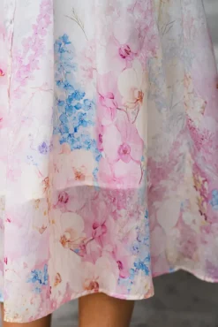 Florence LS Long Dress Pristine Florence Aop