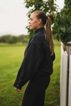 Florine Wool Bomber Jacket Antracit