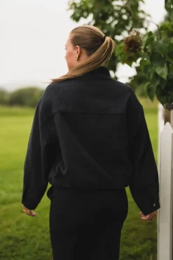 Florine Wool Bomber Jacket Antracit