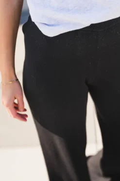 Fonny HW Knit Pant Black
