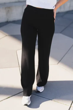 Fonny HW Knit Pant Black