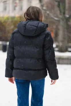 Fox C Puffer Jacket Black