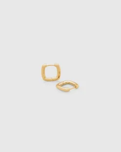Frame Hoops Small Gold
