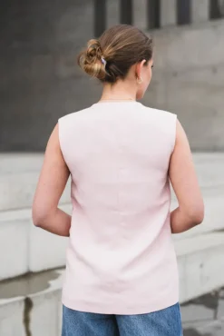 Franciska Waistcoat Lotus Melange