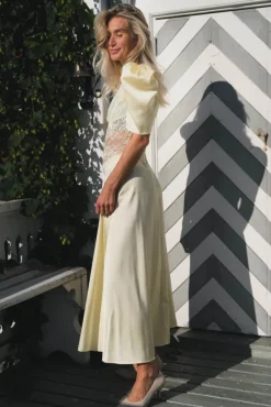 Francis Midi Dress Lemonade