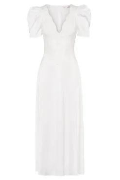 Francis Midi Dress White