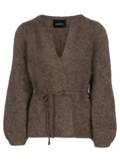 Fredrikke Chunky Cardigan Brown
