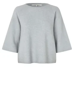 Gabby Knit SS O-Neck Quarry