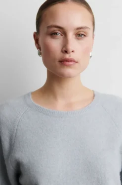 Gabby Knit SS O-Neck Quarry