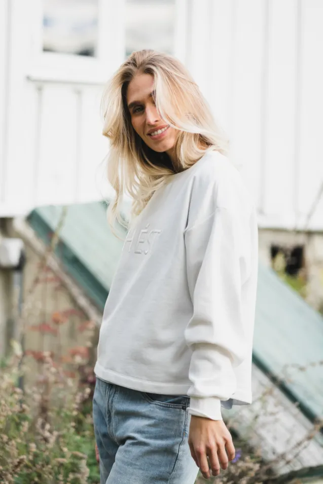 Gabriela Sweatshirt White Alyssum