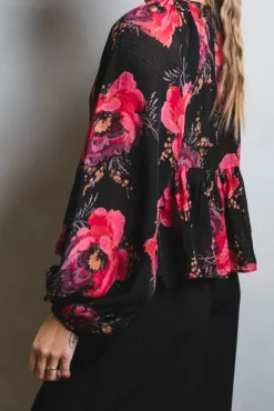 Georgette Blouse Evening Blush