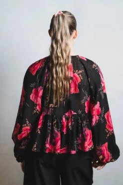 Georgette Blouse Evening Blush