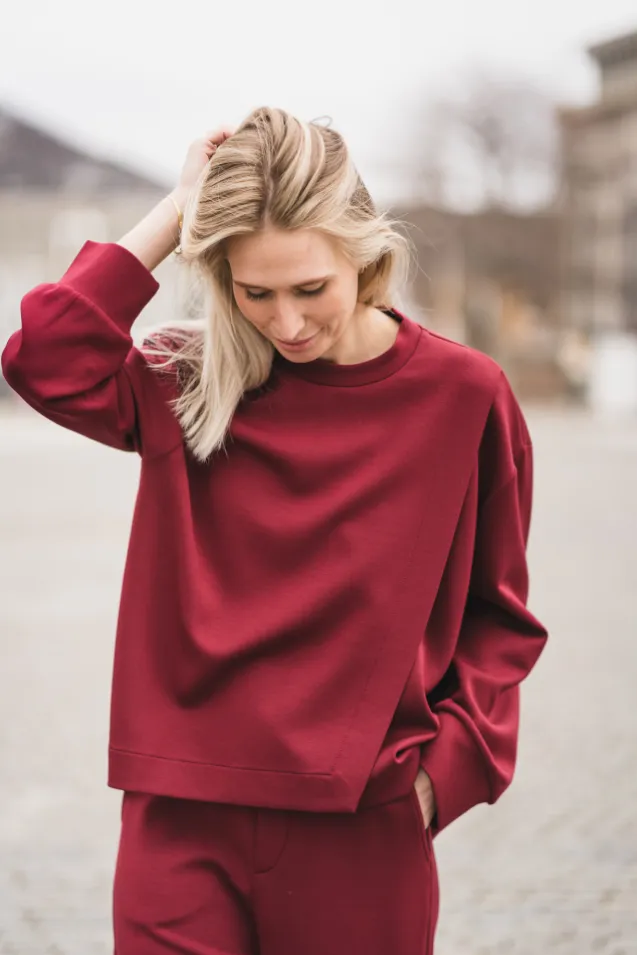 Gida Vincent Sweatshirt Cabernet