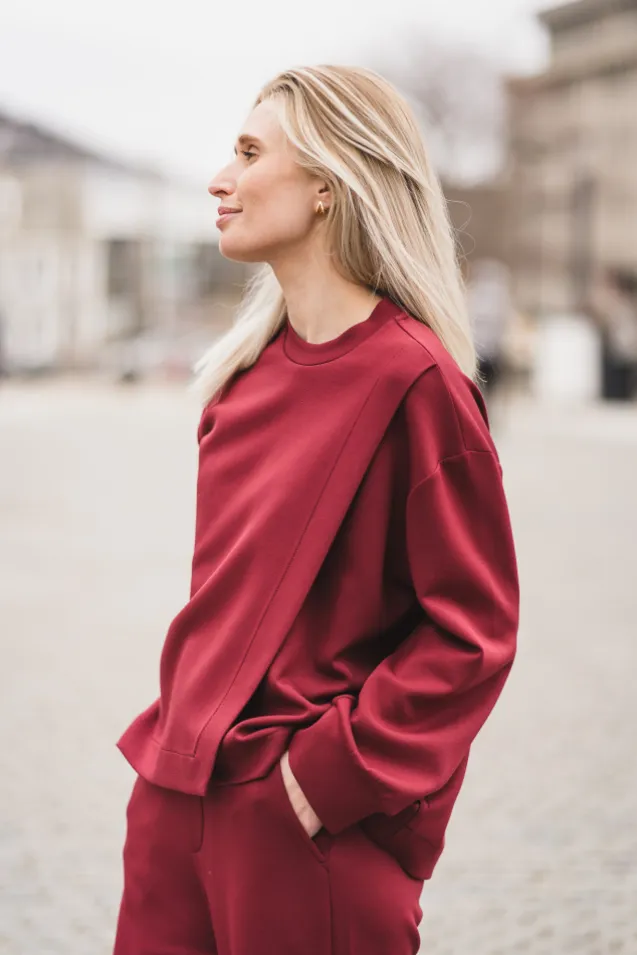 Gida Vincent Sweatshirt Cabernet