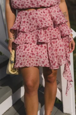Ginla Flower Skirt Dusty Rose