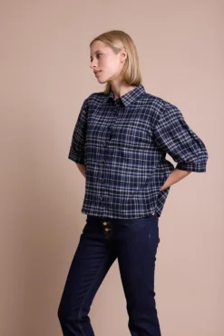Girl Check Blue