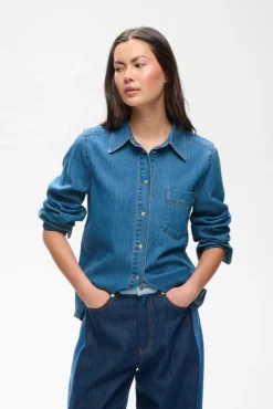 Glenn Shirt Faded Blue