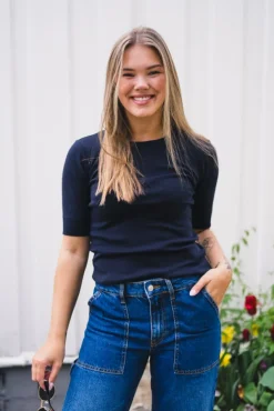 Granny SS Tee Navy
