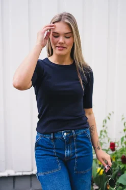 Granny SS Tee Navy