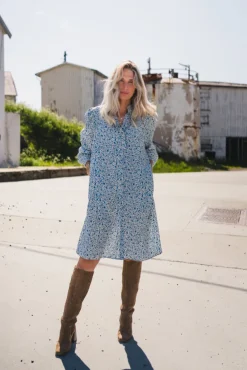 Gry Astrid Shirt Dress Q Harbor Flower
