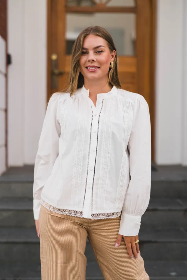 Gunio LS Shirt Star White