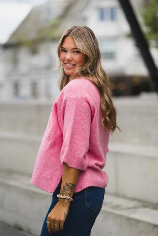 Guni Tee Pink Carnation Melange