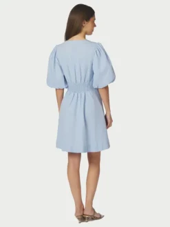 Halli Linen Dress Light Blue